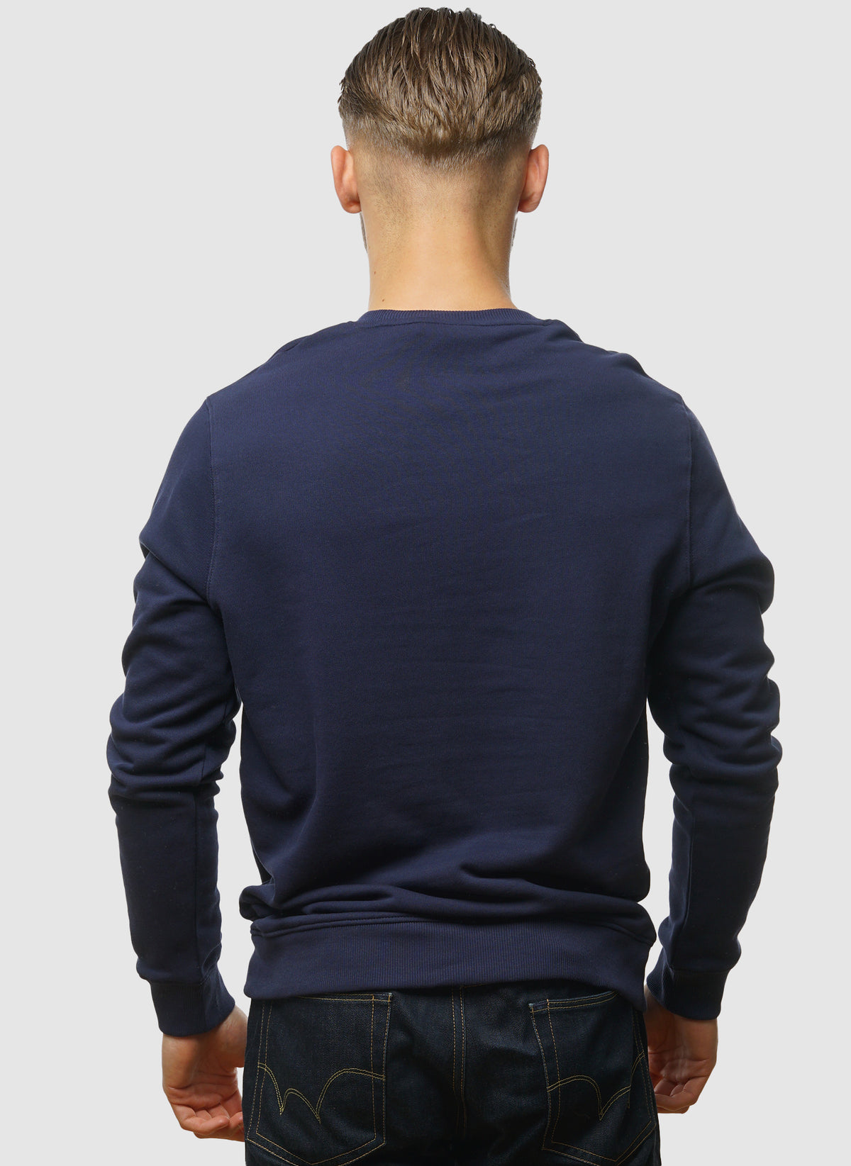 Crew Neck Sweatshirt - Navy