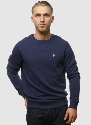 Crew Neck Sweatshirt - Navy