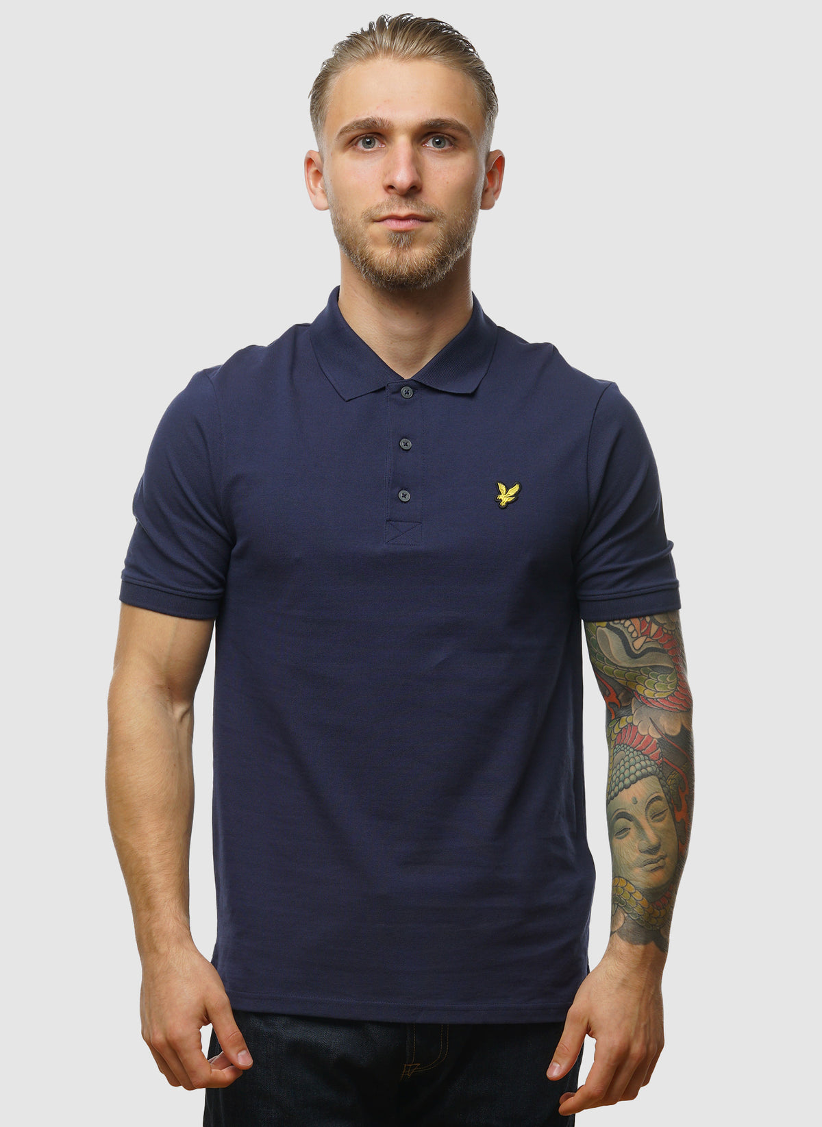 Plain Poloshirt - Navy
