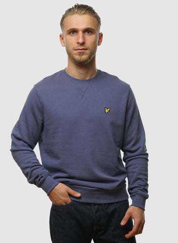 Crew Neck Sweatshirt - Cool Indigo