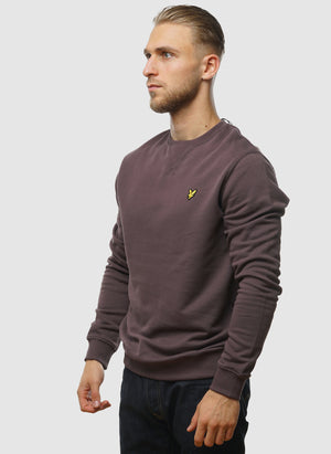 Crew Neck Sweatshirt - Espresso