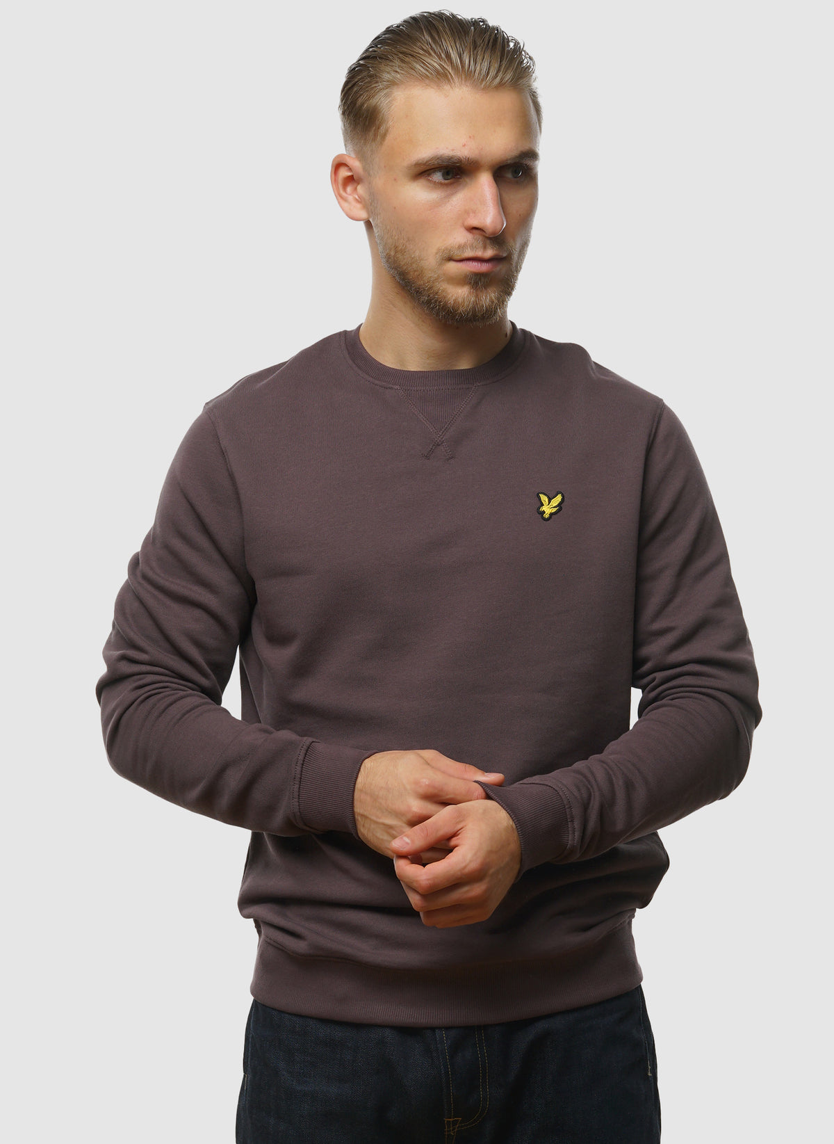 Crew Neck Sweatshirt - Espresso