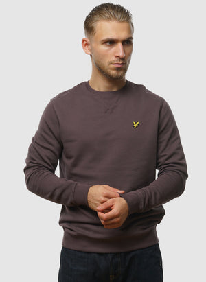 Crew Neck Sweatshirt - Espresso