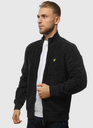 Polar Fleece Track Jacket - Jet Black