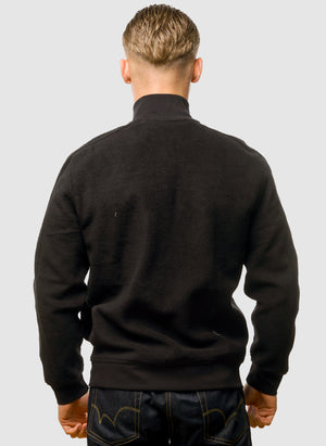 Polar Fleece Track Jacket - Jet Black