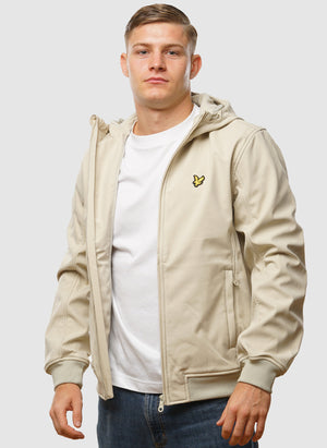 Fleece Back Softshell Jacket - Grey Taupe