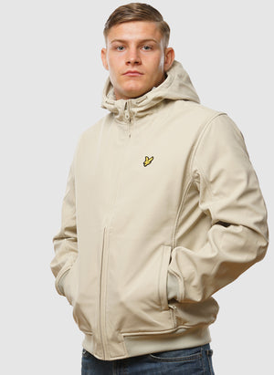 Fleece Back Softshell Jacket - Grey Taupe
