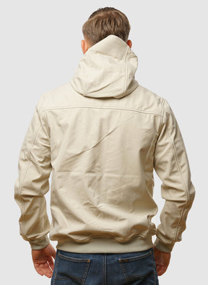 Fleece Back Softshell Jacket - Grey Taupe