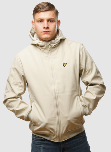 Fleece Back Softshell Jacket - Grey Taupe