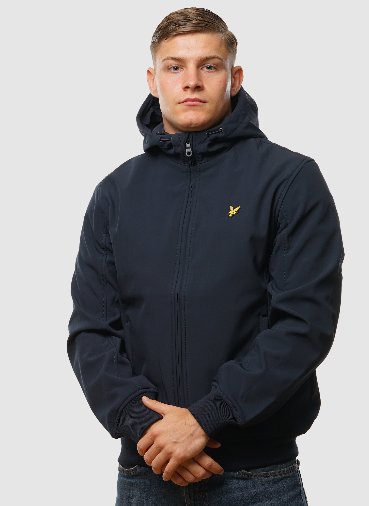 Fleece Back Softshell Jacket - Dark Navy