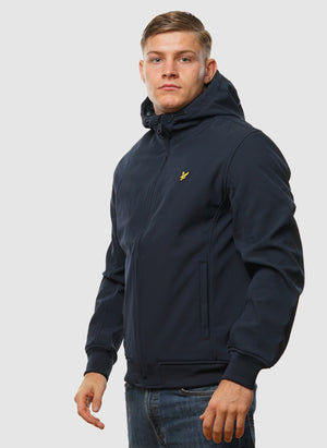 Fleece Back Softshell Jacket - Dark Navy