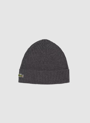 Wool Logo Beanie - Pitch Chine