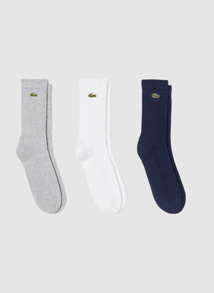 Tennissocken 3er Pack - Silver Chine/White/Navy