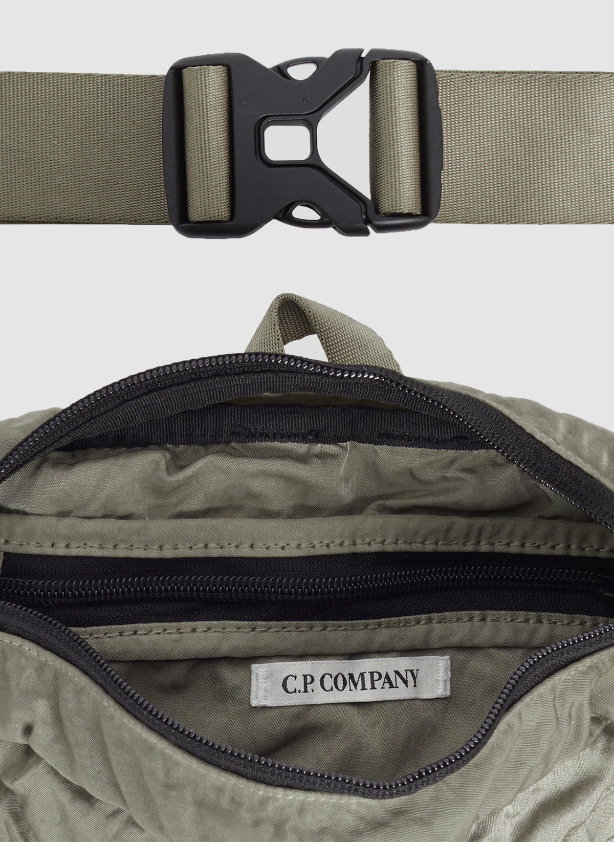 Lens Crossbody Umhängetasche - Silver Sage