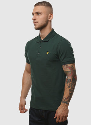 Plain Poloshirt - Dark Green