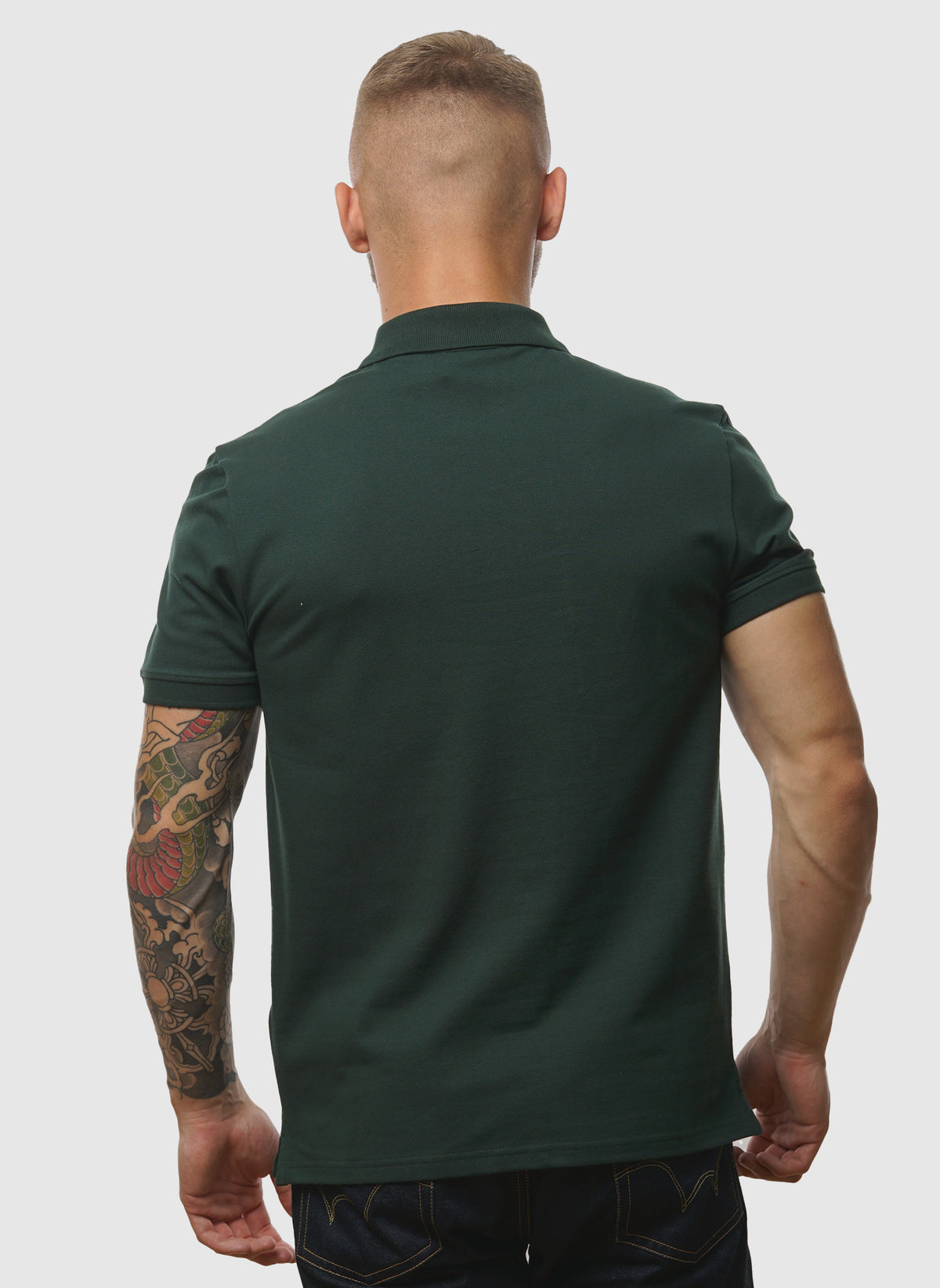 Plain Poloshirt - Dark Green