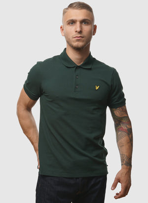 Plain Poloshirt - Dark Green