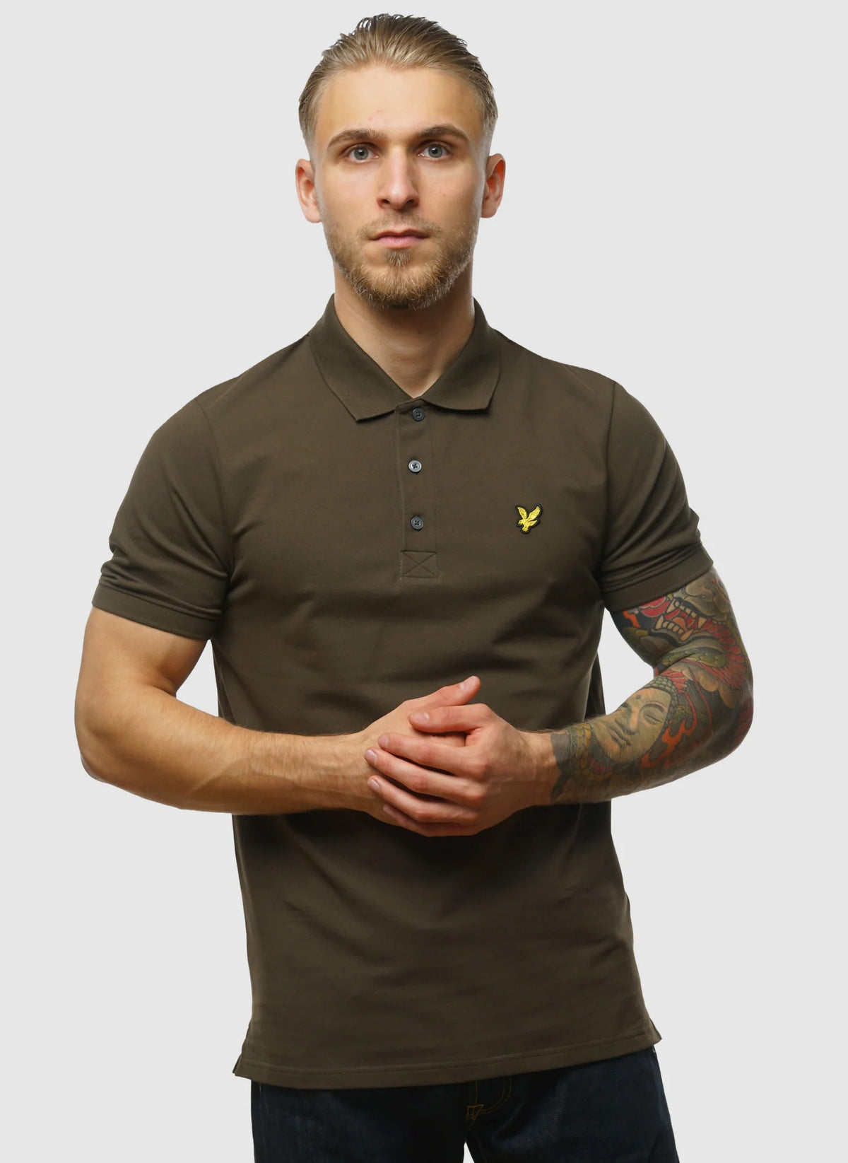 Plain Poloshirt - Olive