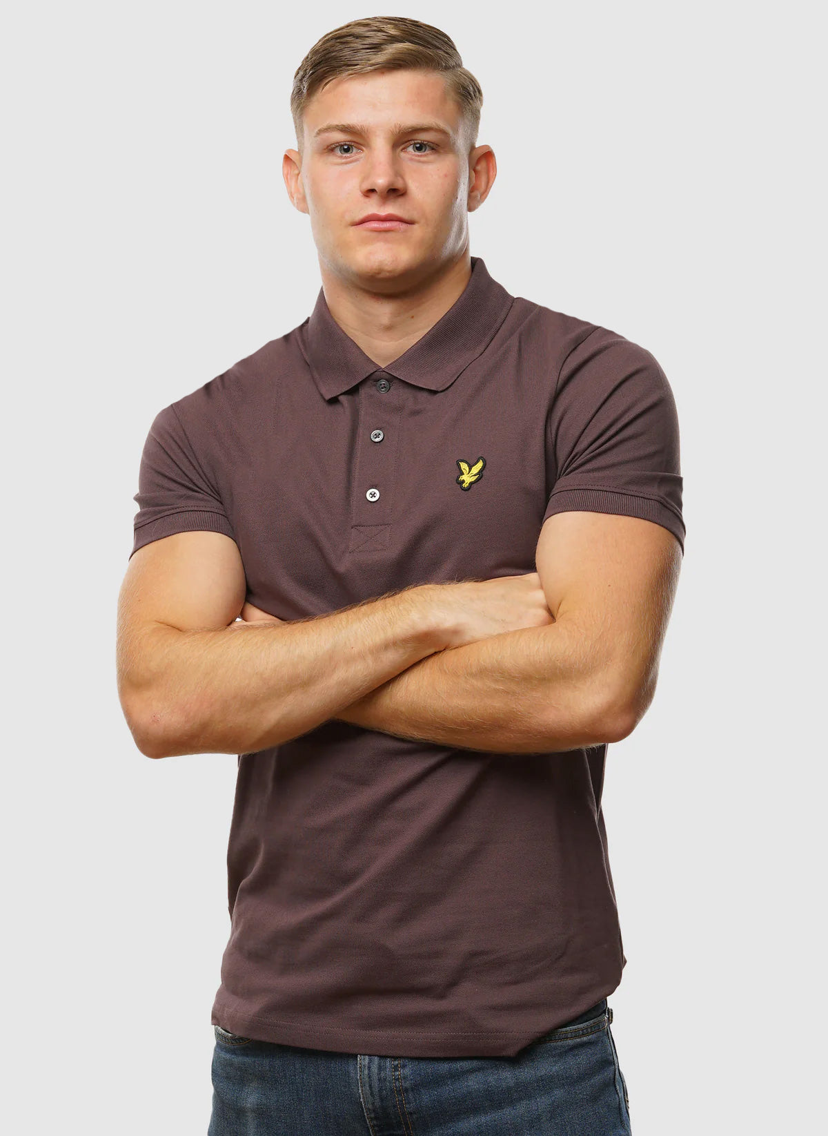 Plain Polo Shirt - Espresso