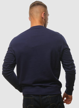 Crew Neck Sweatshirt - Navy