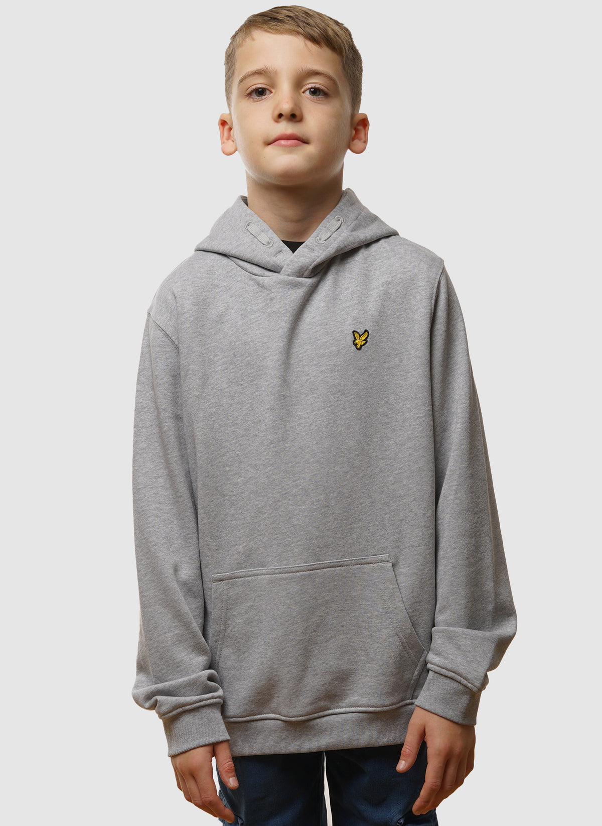 Kinder Pullover Hoodie Lichtgrijs Marl The Smart Dresser