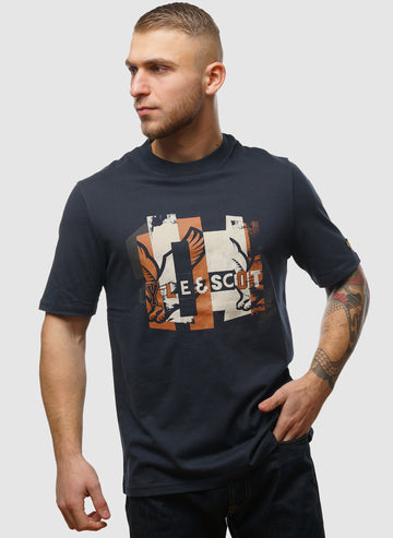 Varsity Logo T-Shirt - Muddy Navy