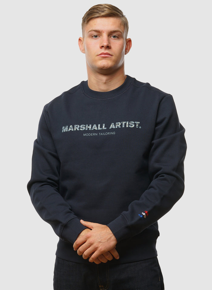 Resurrection Crew Neck Sweat - Navy