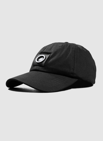 Siren Washed Cotton Cap - Black