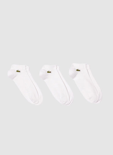3er-Pack niedrige Socken - White