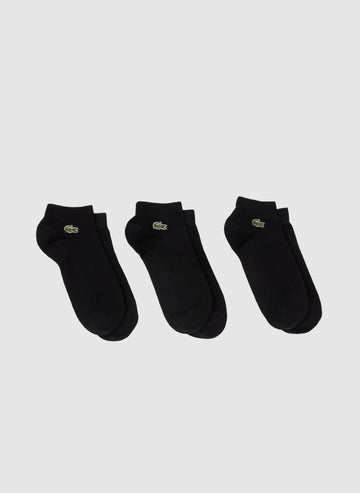 3er-Pack niedrige Socken - Black