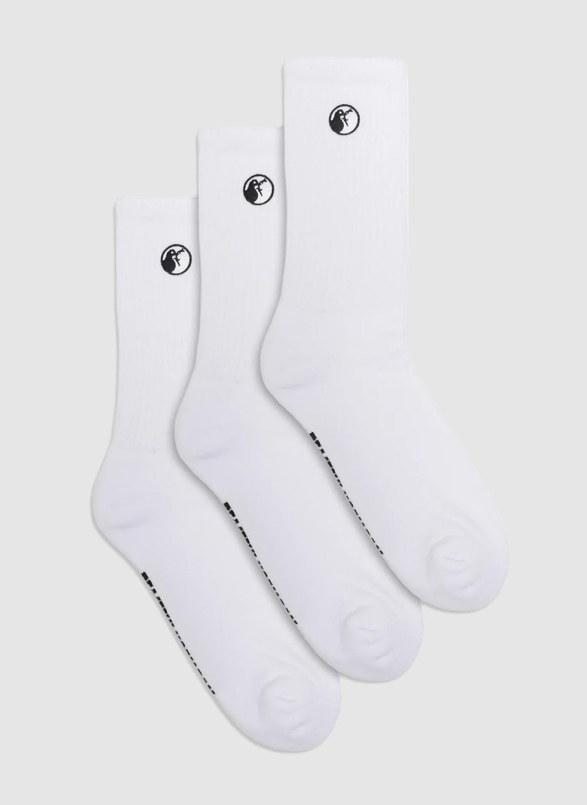 Three Pack Dove Socks - White
