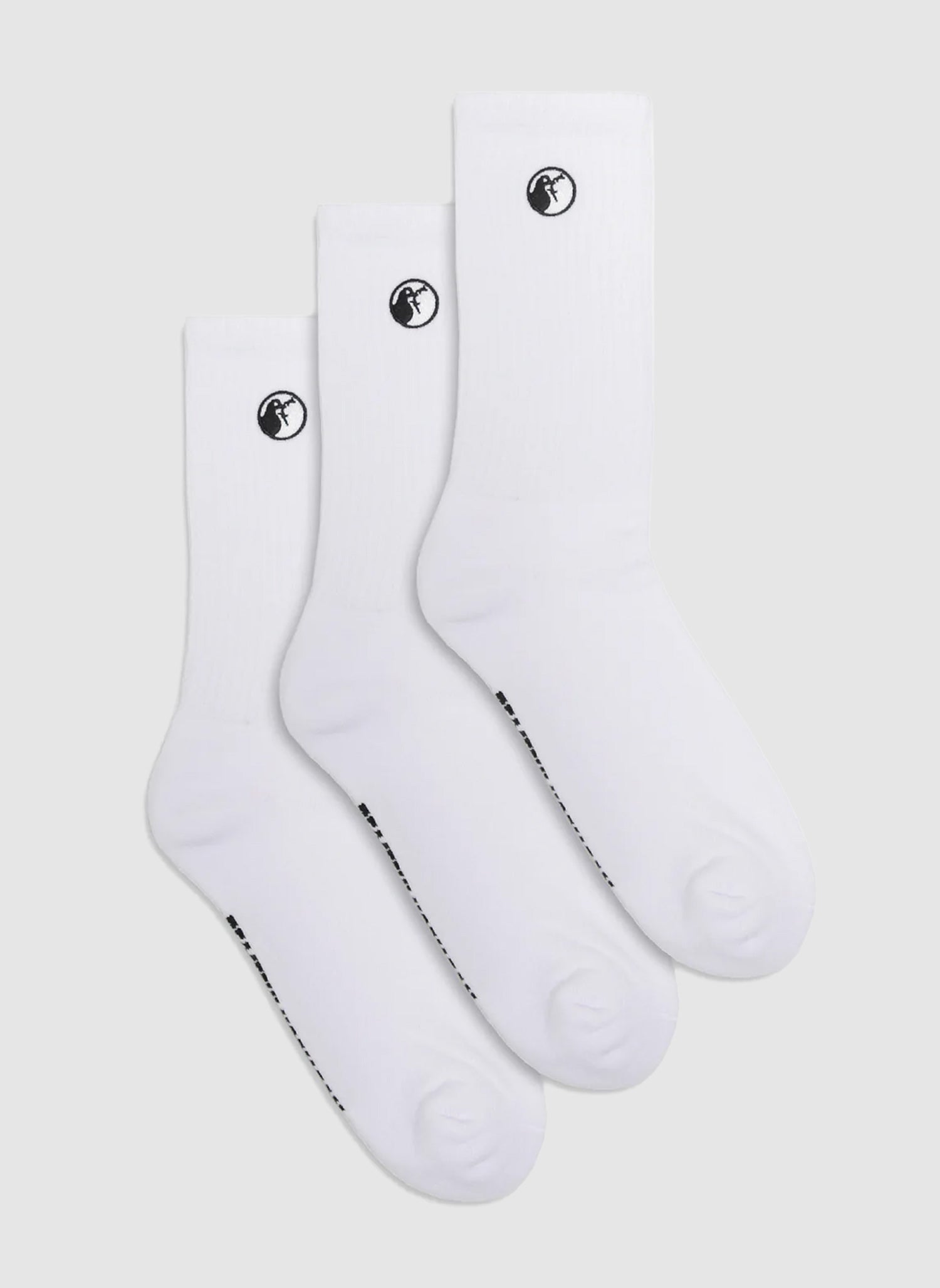 Three Pack Dove Socks - White