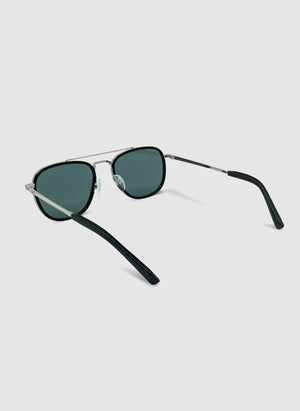 Quentin Sunglasses - Green Silver