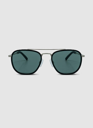 Quentin Sunglasses - Green Silver