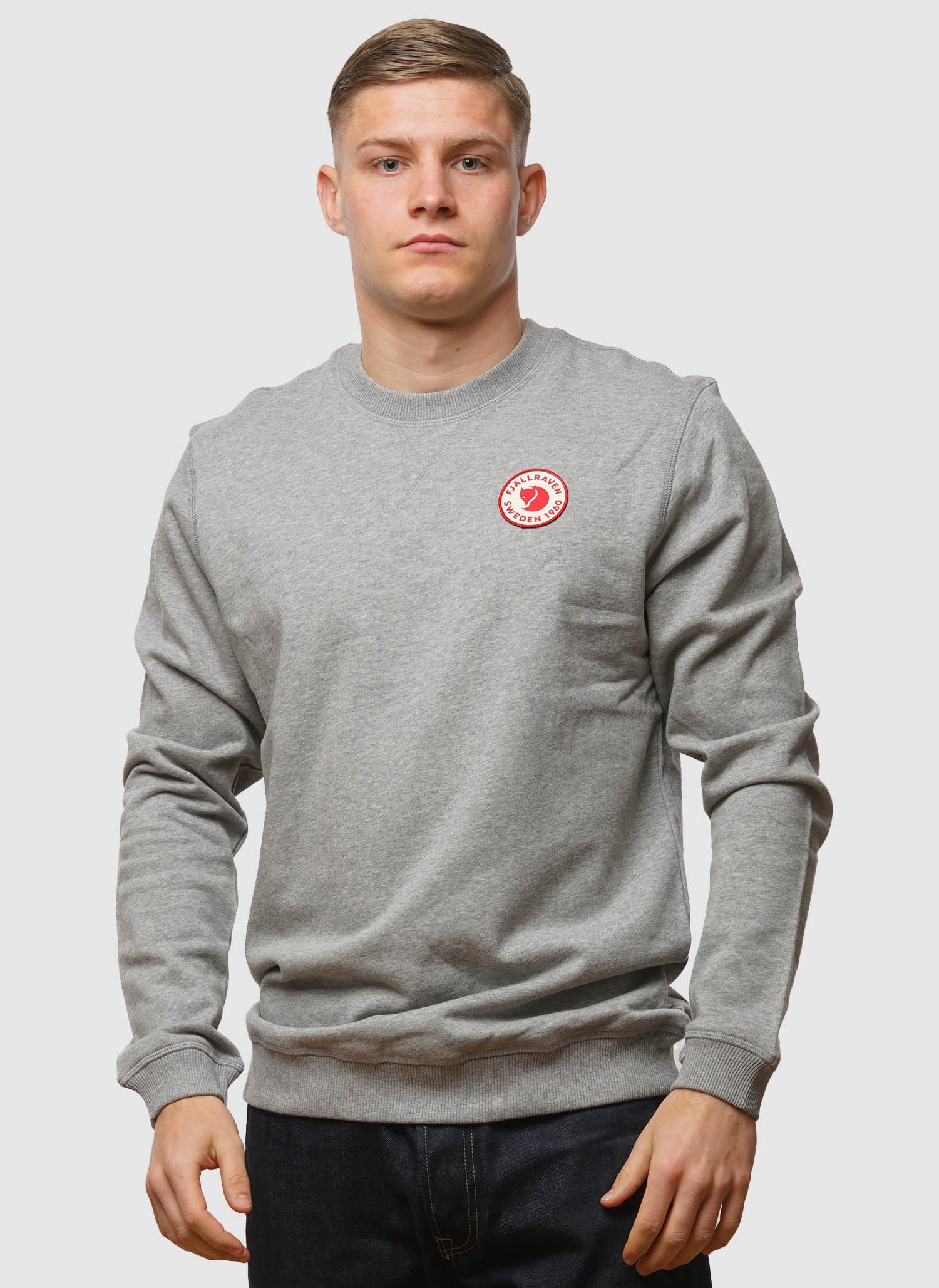 1960 Logo Badge Sweatshirt - Grey Melange