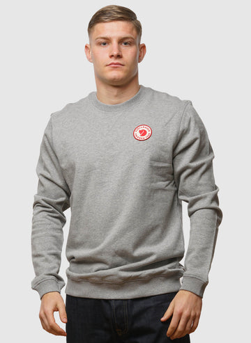 1960 Logo Badge Sweatshirt - Grey Melange