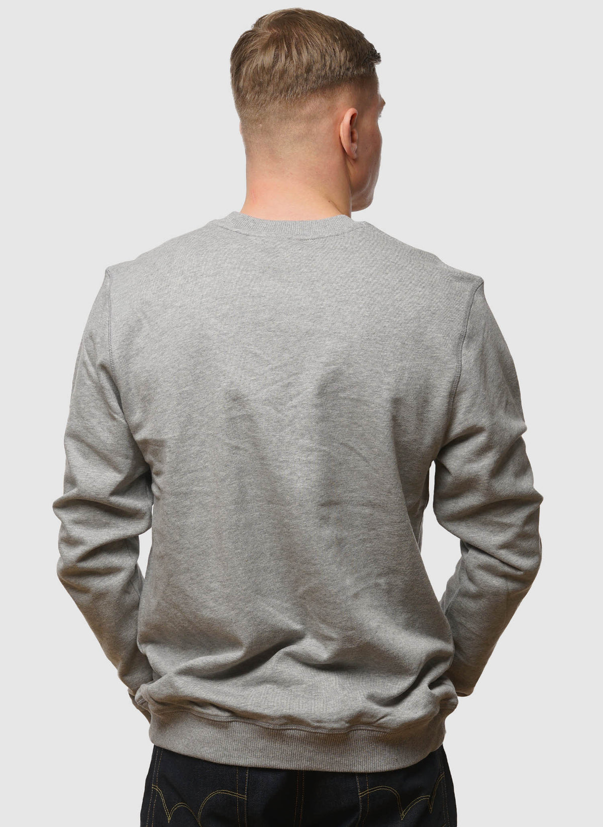 1960 Logo Badge Sweatshirt - Grey Melange