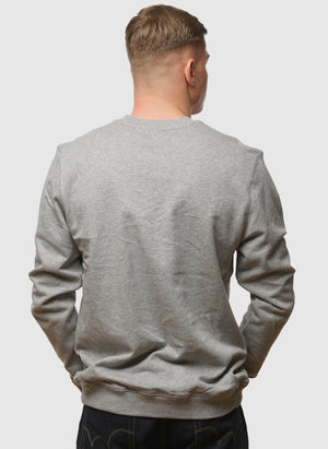 1960 Logo Badge Sweatshirt - Grey Melange