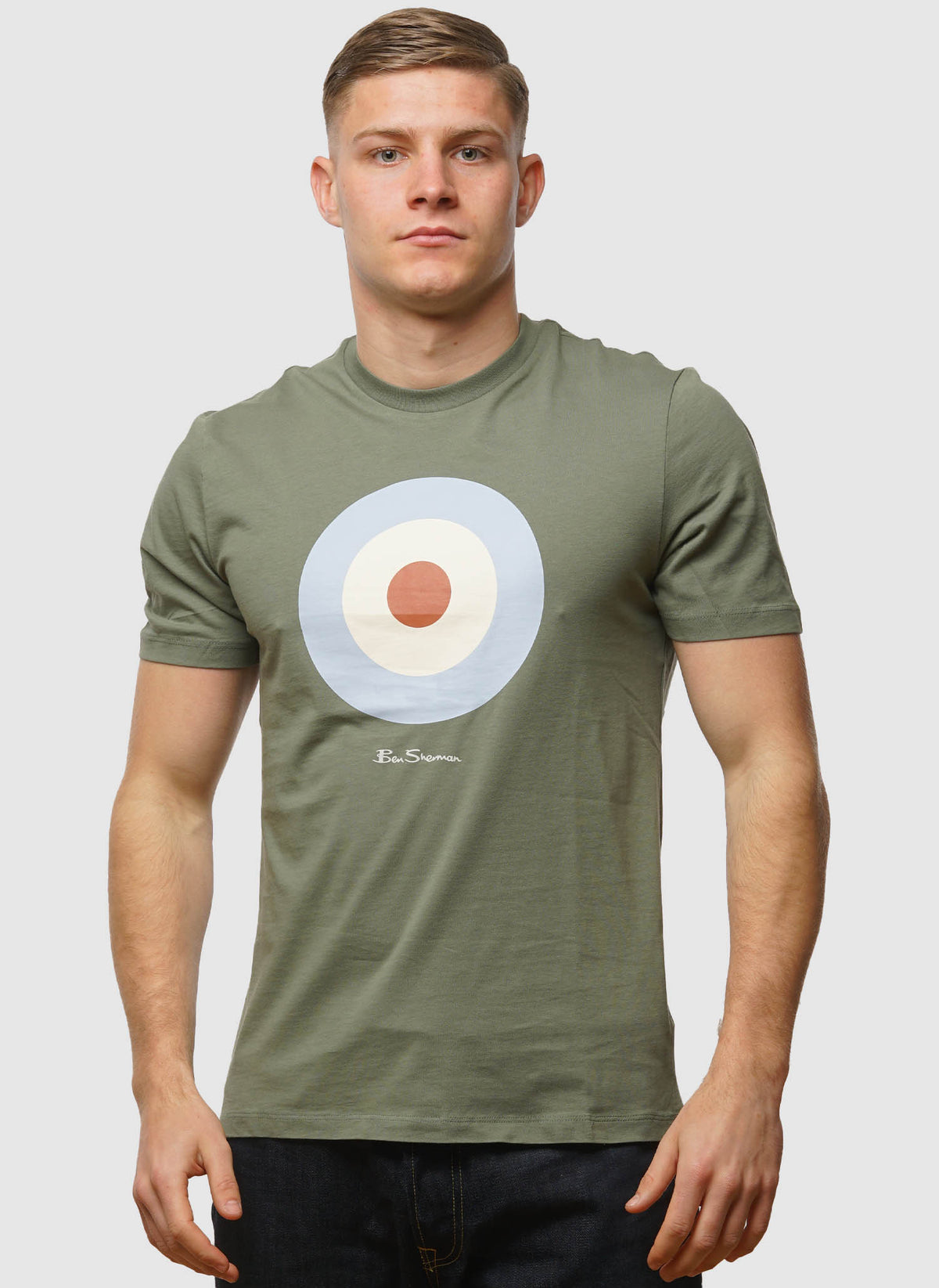 Signature Target T-Shirt - Pale Khaki