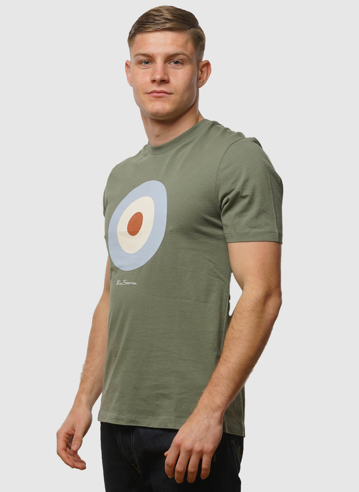 Signature Target T-Shirt - Pale Khaki
