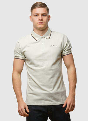 Signature Pique Polo - Light Green