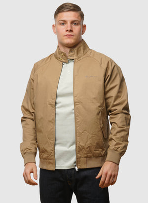 Signature Harrington Jacket - Sand