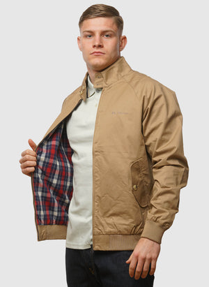 Signature Harrington Jacket - Sand