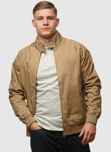 Signature Harrington Jacket - Sand