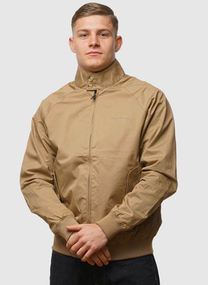 Signature Harrington Jacket - Sand