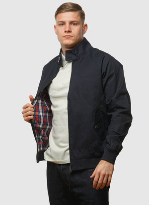 Signature Harrington Jacket - Dark Navy