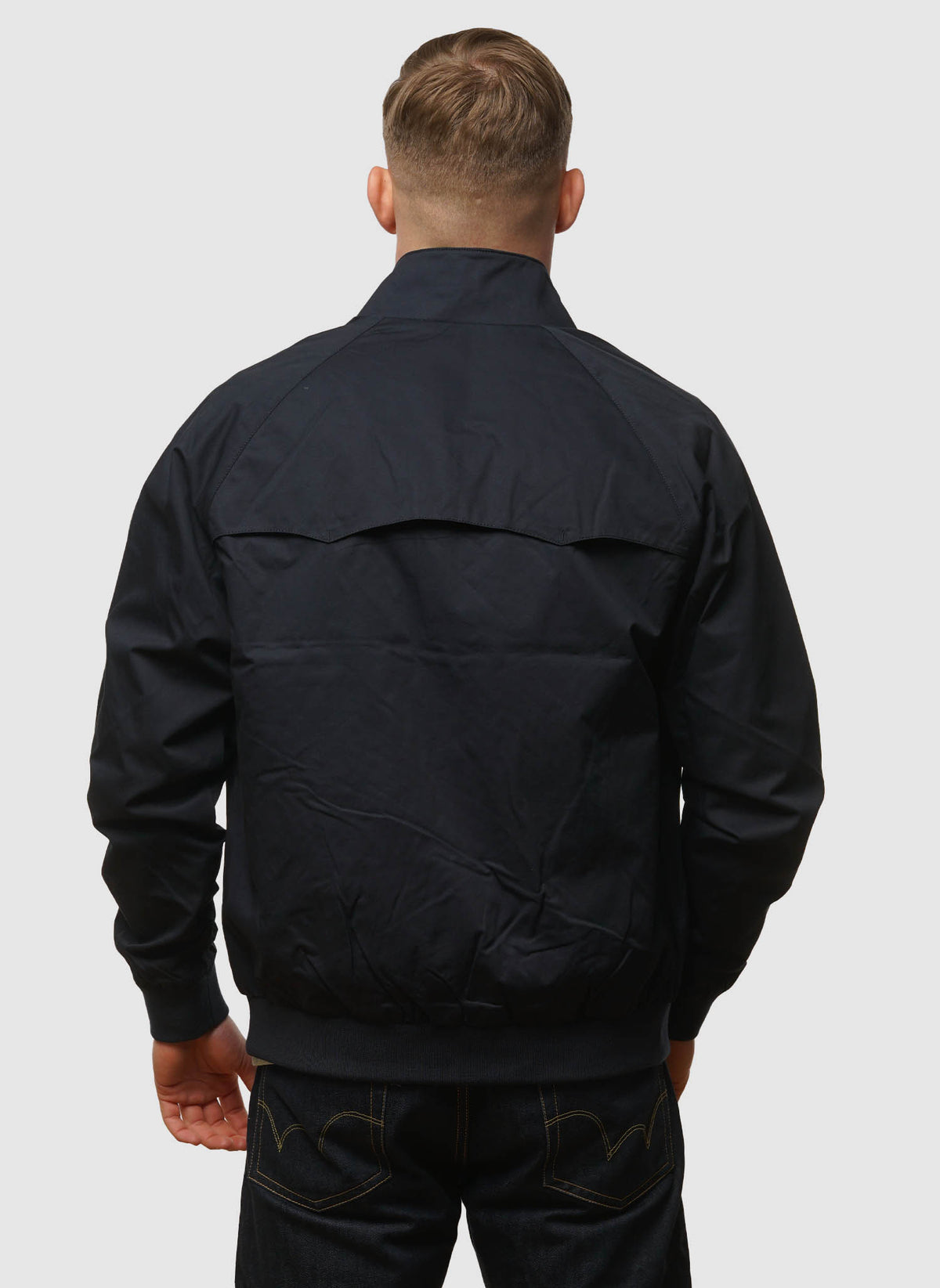 Signature Harrington Jacket - Dark Navy