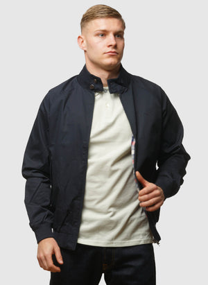 Signature Harrington Jacket - Dark Navy