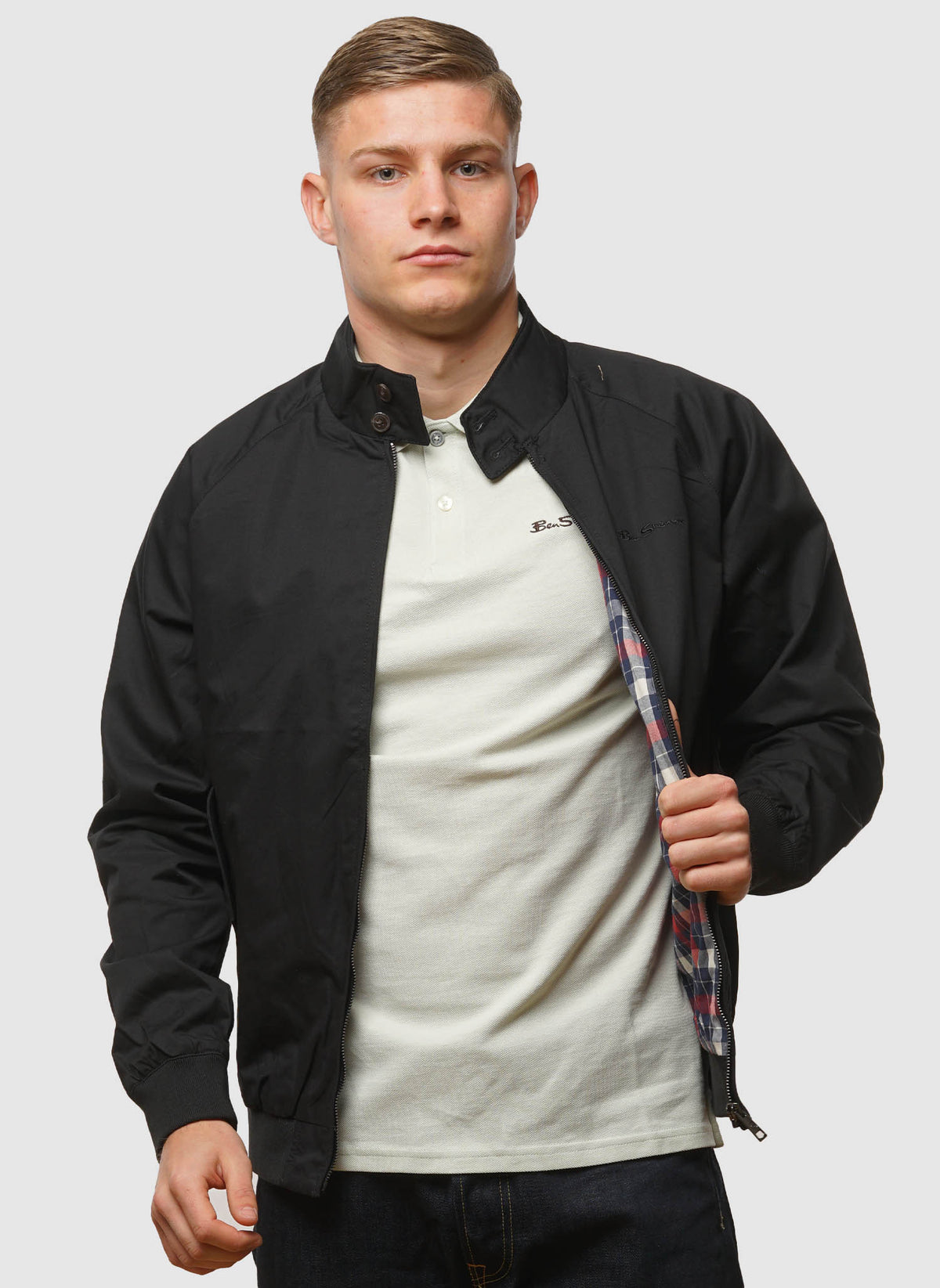 Signature Harrington Jacket - Black