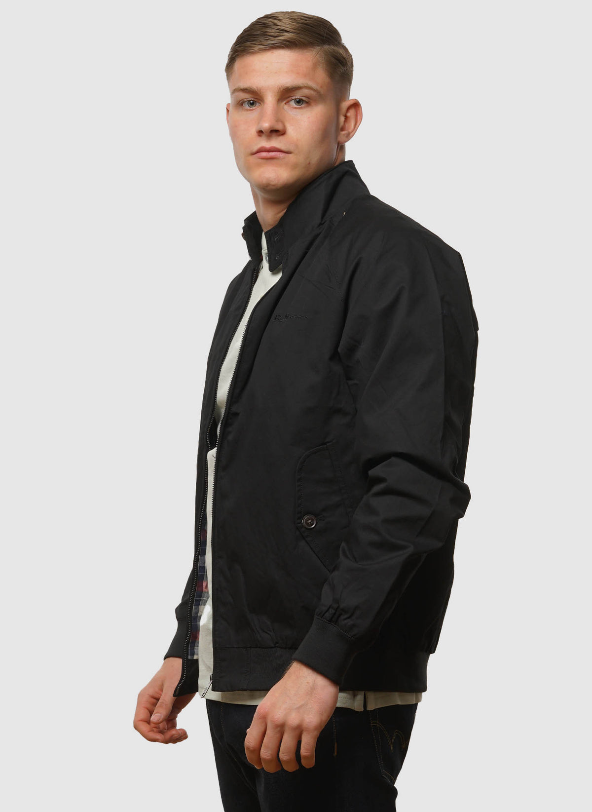 Signature Harrington Jacket - Black
